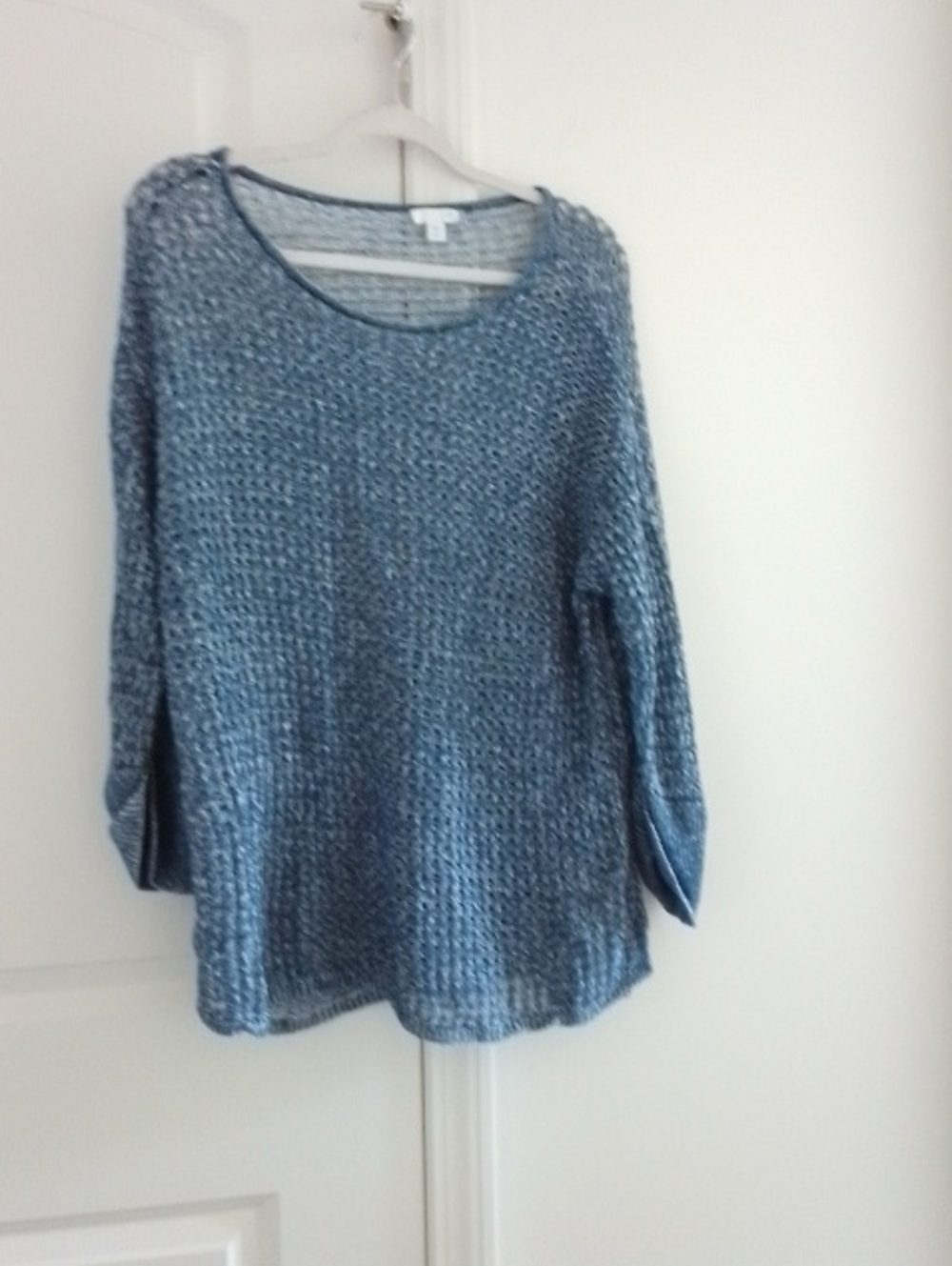 Blue Chunky Knit Women's Sweater